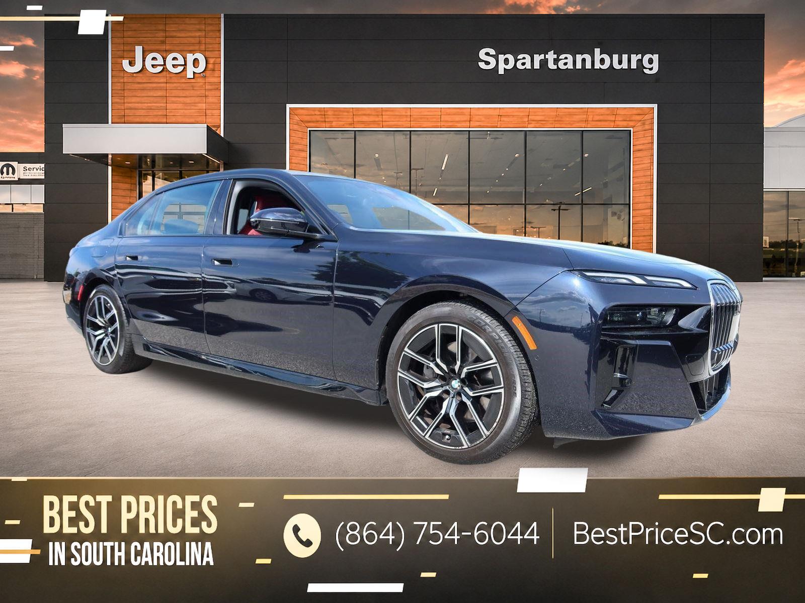 Carbon Black Metallic 2025 BMW 7 Series Sedan All-Wheel Drive Automatic