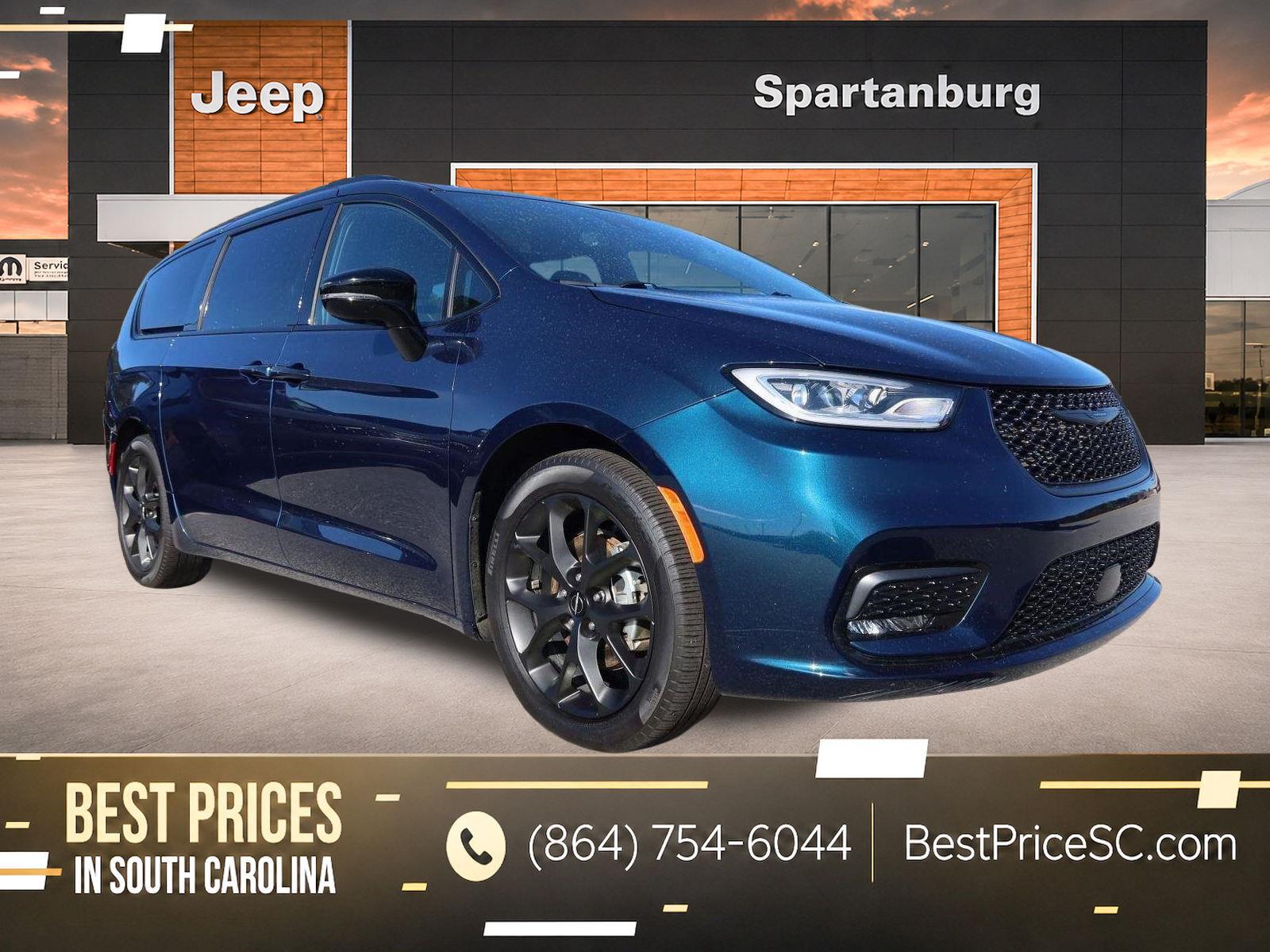 Fathom Blue Pearlcoat 2025 Chrysler Pacifica Minivan Front-Wheel Drive 9-Speed Automatic