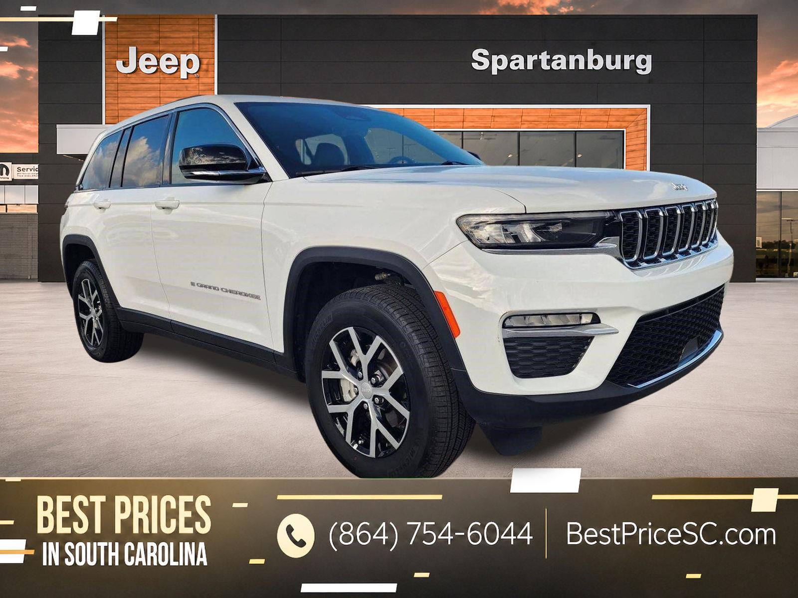 Bright White Clearcoat 2025 Jeep Grand Cherokee SUV / Crossover Four-Wheel Drive 8-Speed Automatic