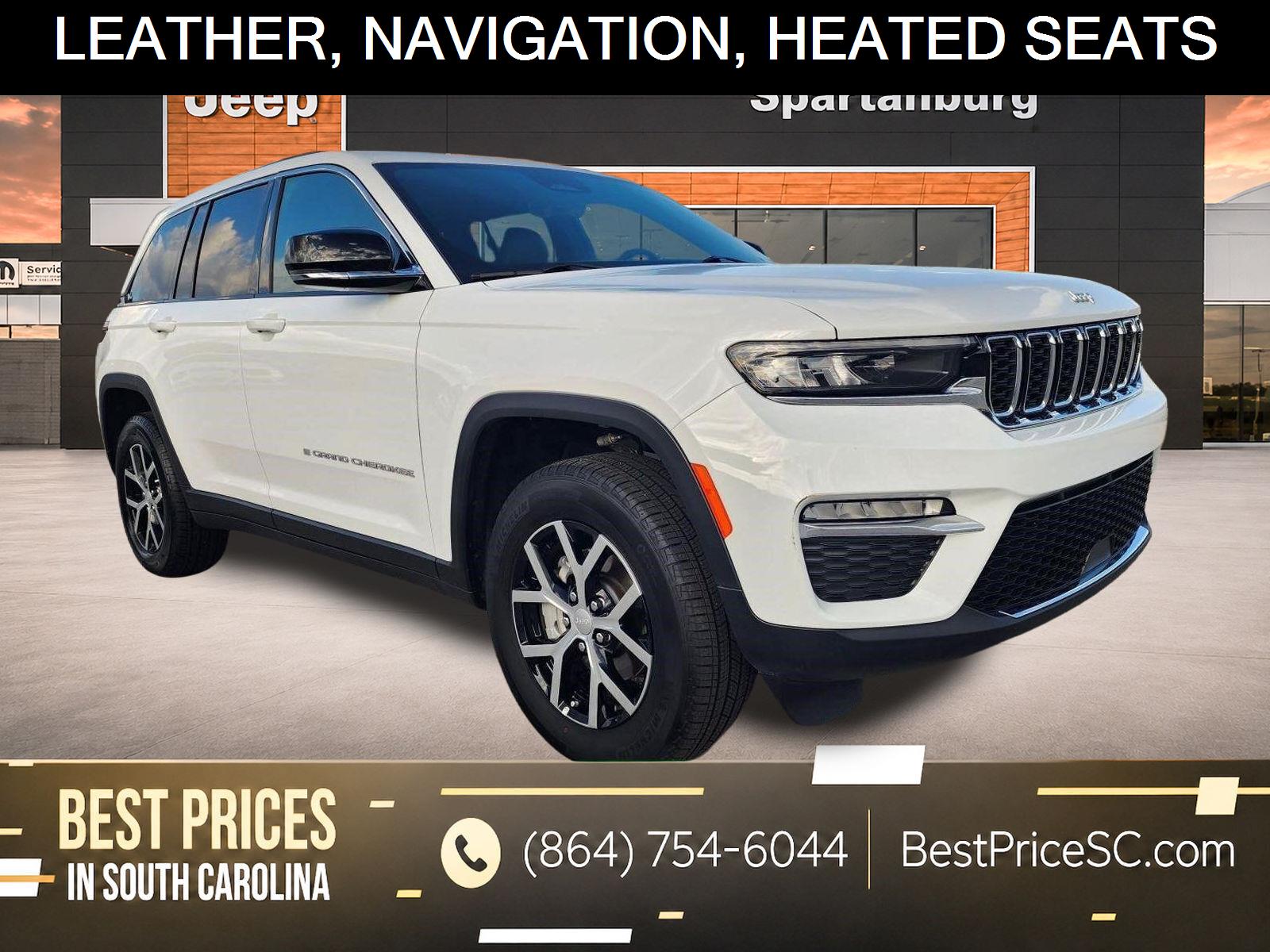 Bright White Clearcoat 2025 Jeep Grand Cherokee SUV / Crossover Four-Wheel Drive 8-Speed Automatic