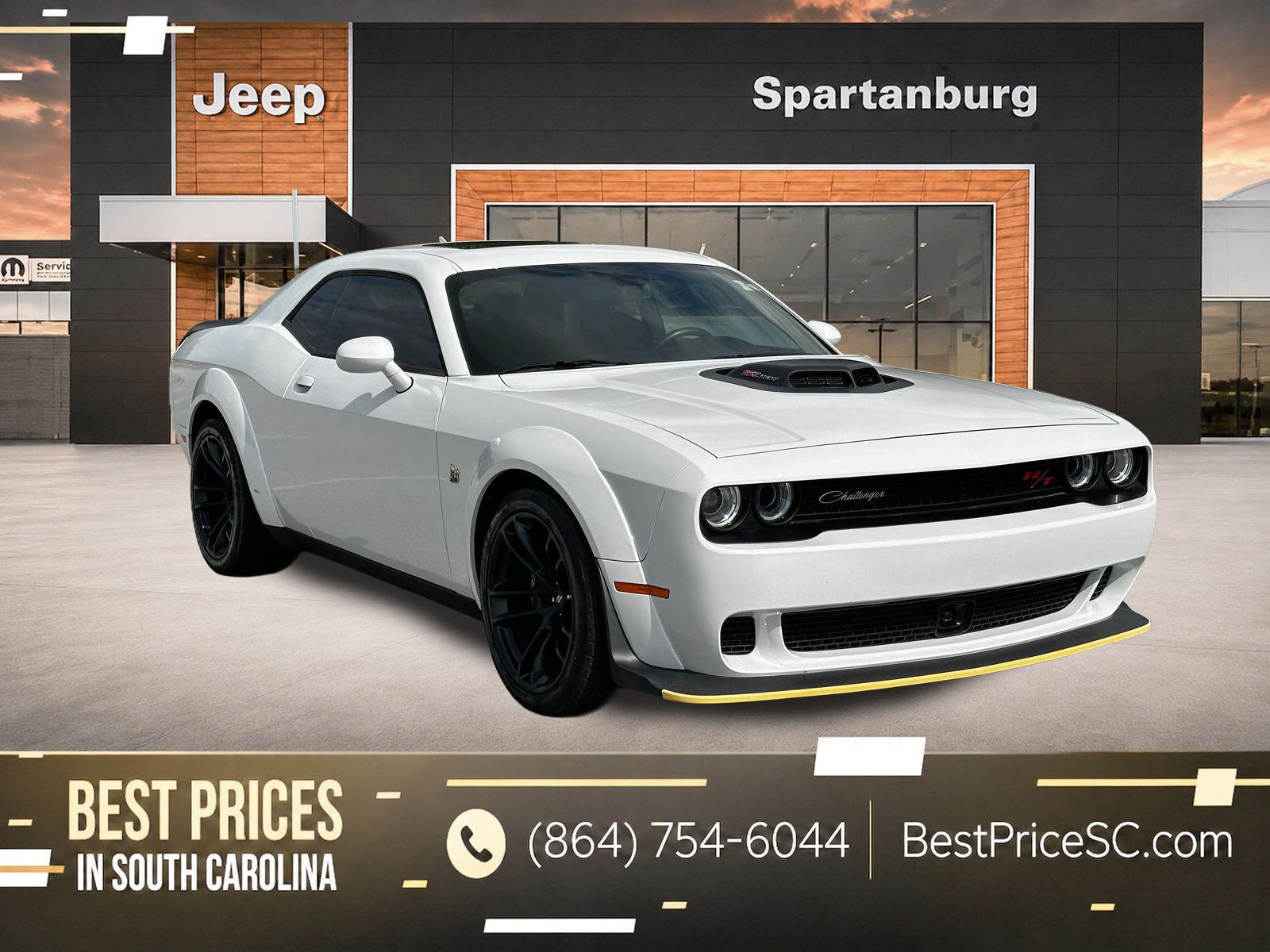 White Knuckle Clearcoat 2023 Dodge Challenger Coupe Rear-Wheel Drive 8-Speed Automatic