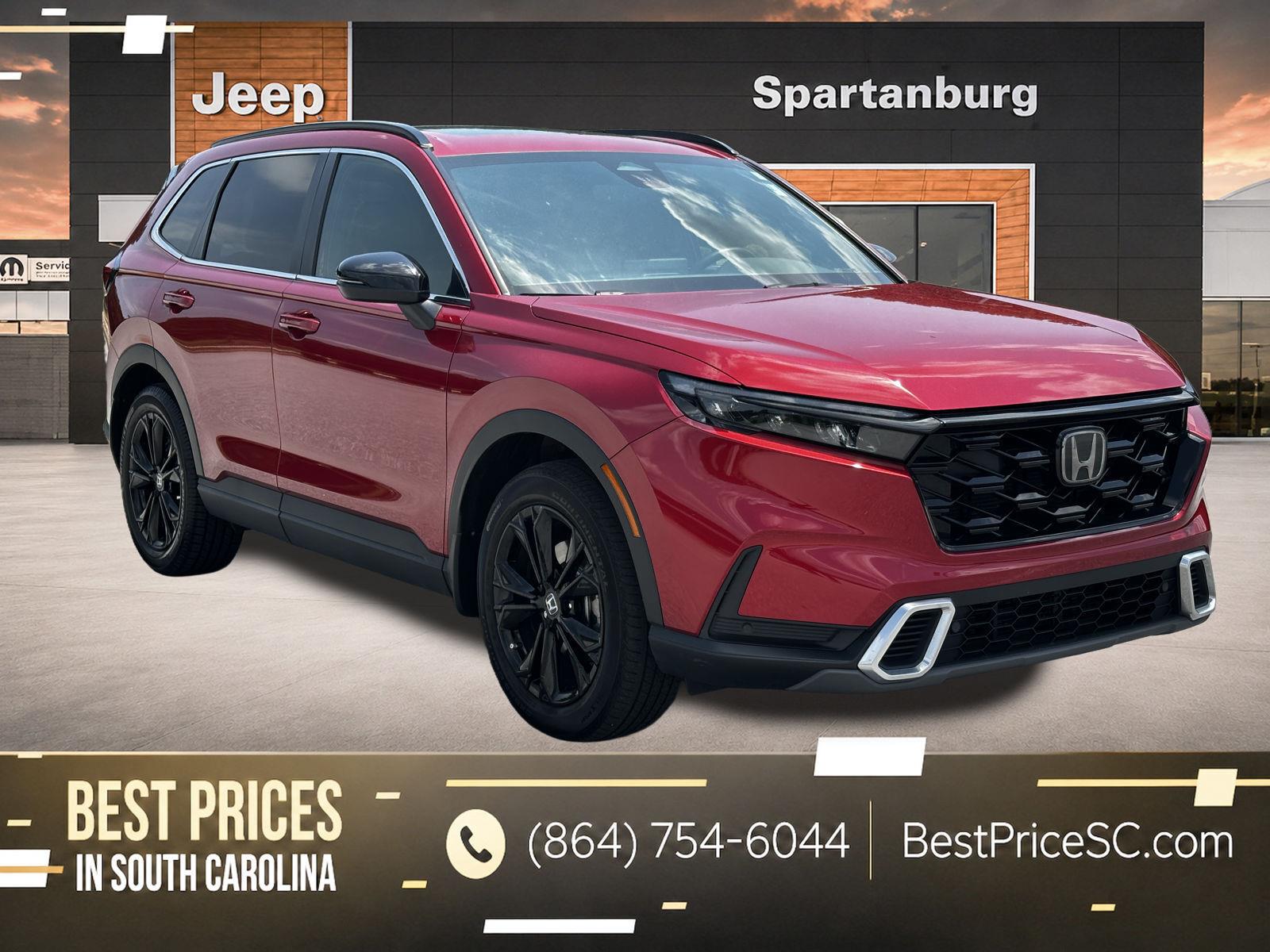 Radiant Red Metallic 2023 Honda CR-V Hybrid SUV / Crossover All-Wheel Drive Continuously Variable Transmission