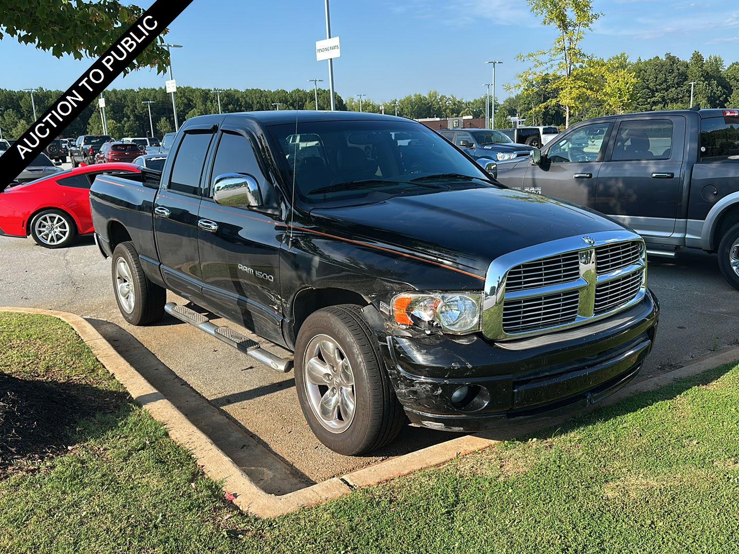 BLACK CLEARCOAT 2005 Dodge RAM 1500 Pickup Truck Four-Wheel Drive
