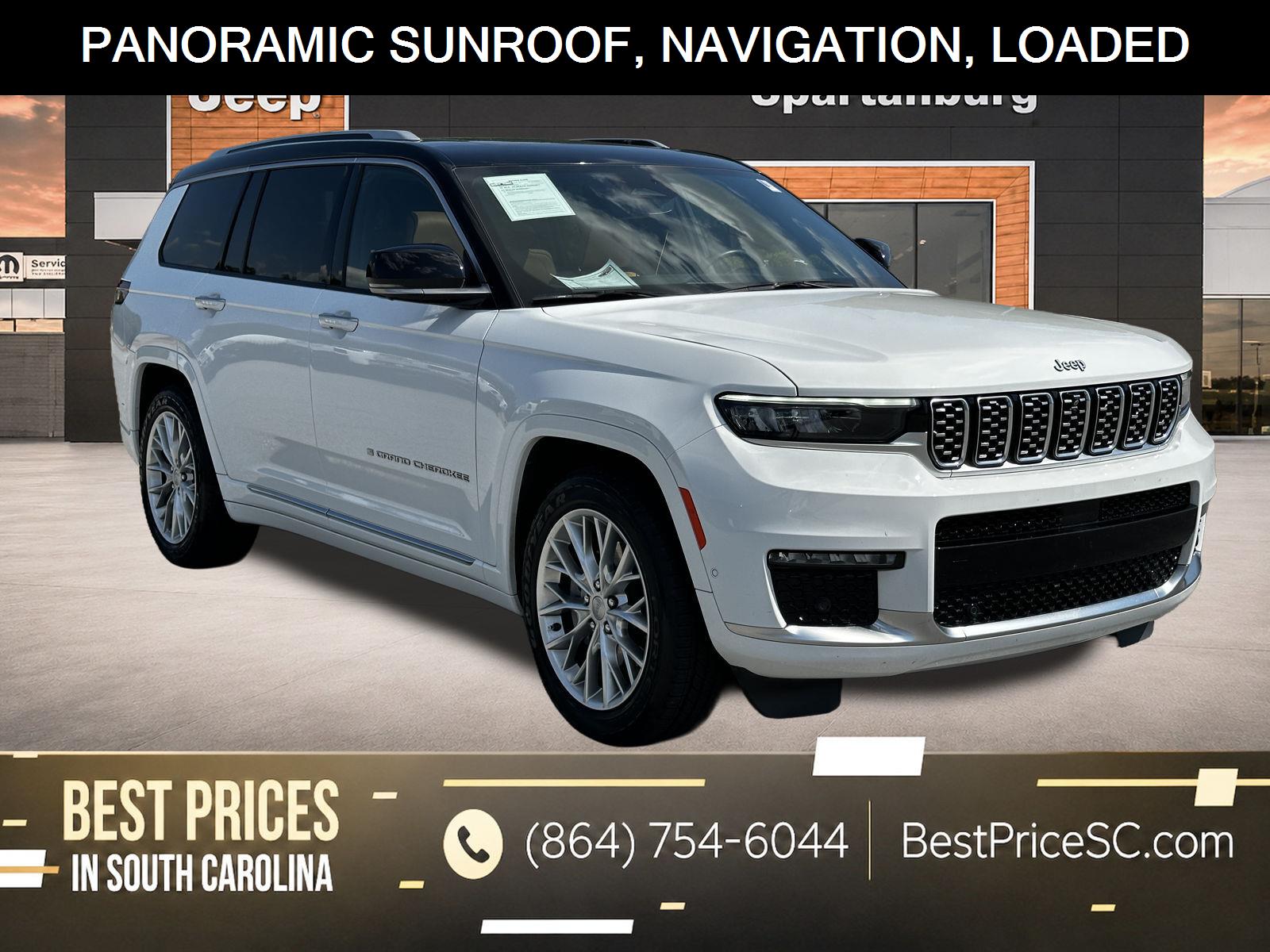 Bright White Clearcoat 2023 Jeep Grand Cherokee L SUV / Crossover Four-Wheel Drive 8-Speed Automatic