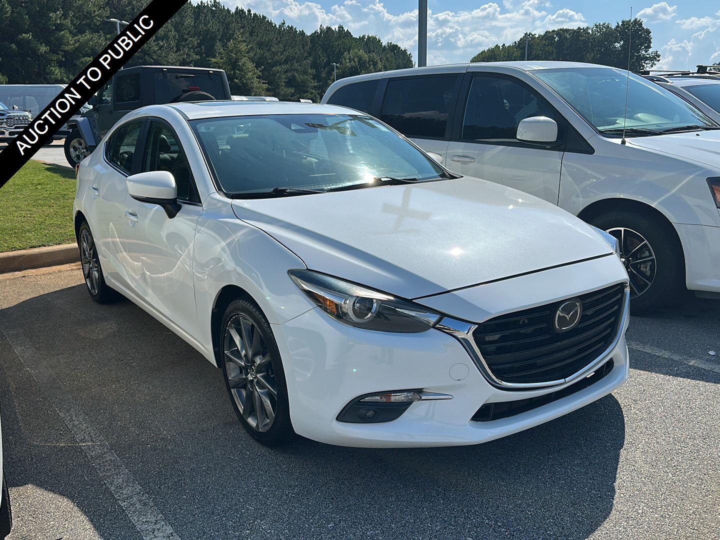 Snowflake White Pearl Mica 2018 Mazda MAZDA3 Sedan Front-Wheel Drive Automatic