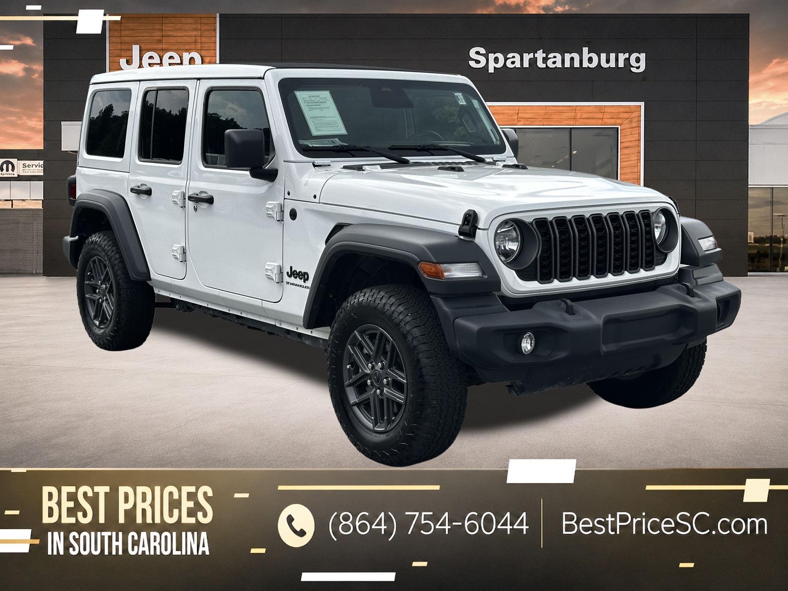Bright White Clearcoat 2025 Jeep Wrangler SUV / Crossover Four-Wheel Drive 8-Speed Automatic