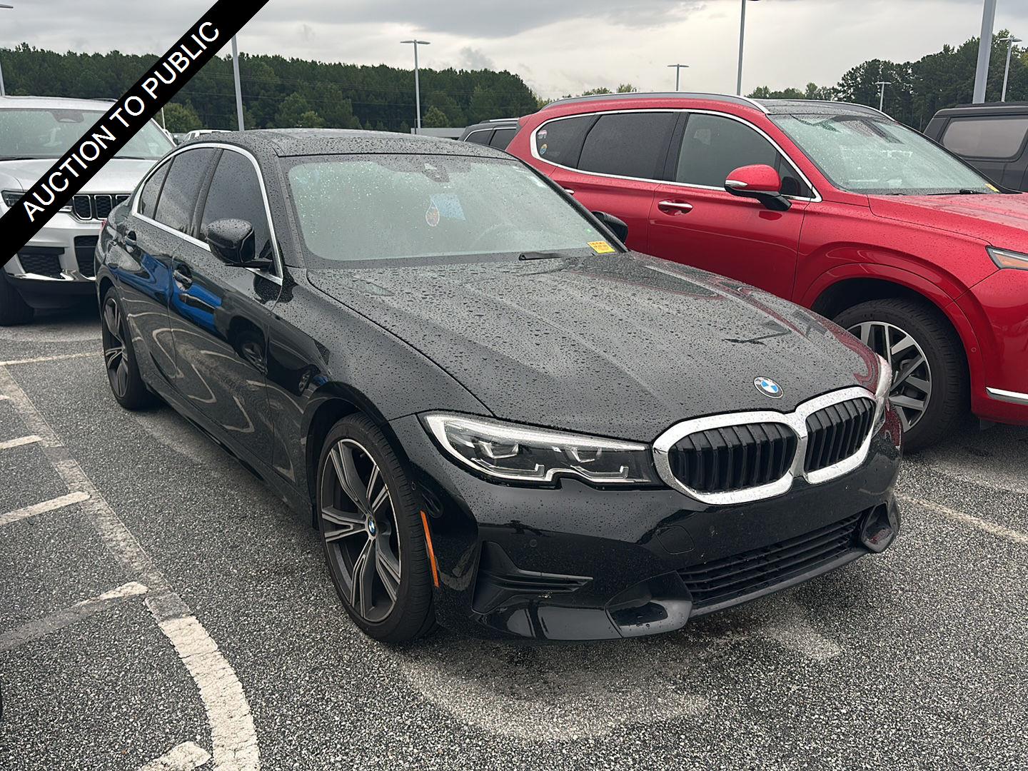 Jet Black 2019 BMW 3 Series Sedan Rear-Wheel Drive Automatic