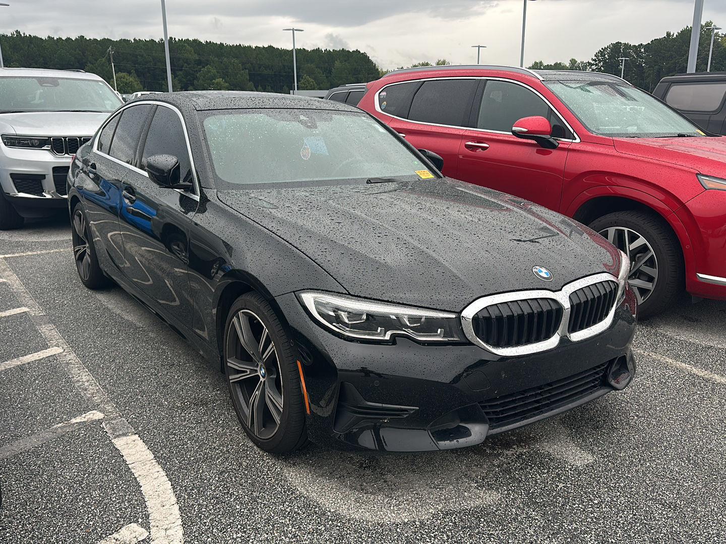 Jet Black 2019 BMW 3 Series Sedan Rear-Wheel Drive Automatic