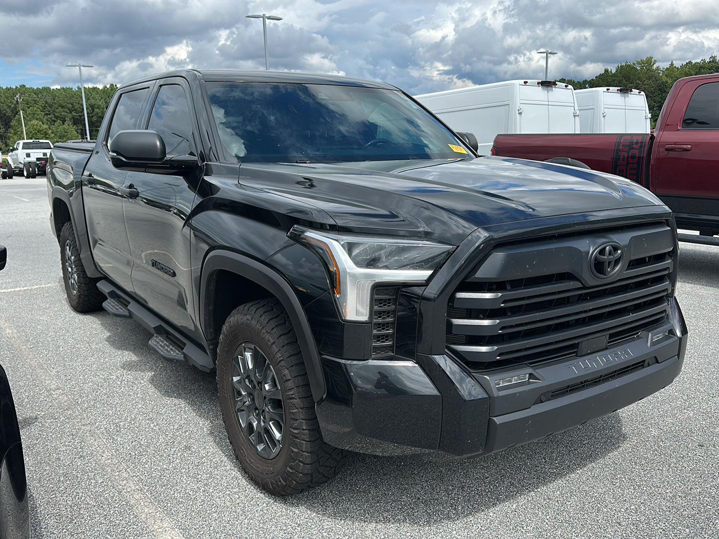 Midnight Black Metallic 2025 Toyota Tundra Pickup Truck Four-Wheel Drive Automatic
