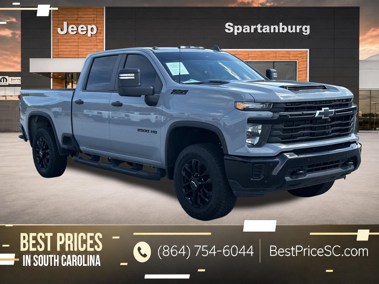 Slate Gray Metallic 2025 Chevrolet Silverado 2500HD Pickup Truck Four-Wheel Drive Automatic