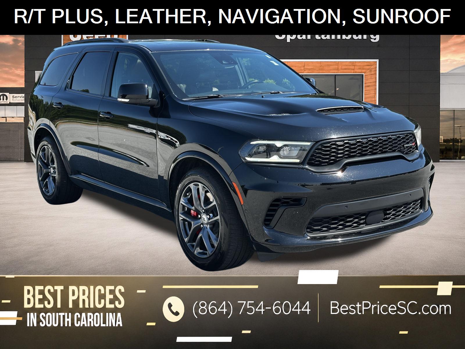 DB Black Clearcoat 2024 Dodge Durango SUV / Crossover All-Wheel Drive 8-Speed Automatic