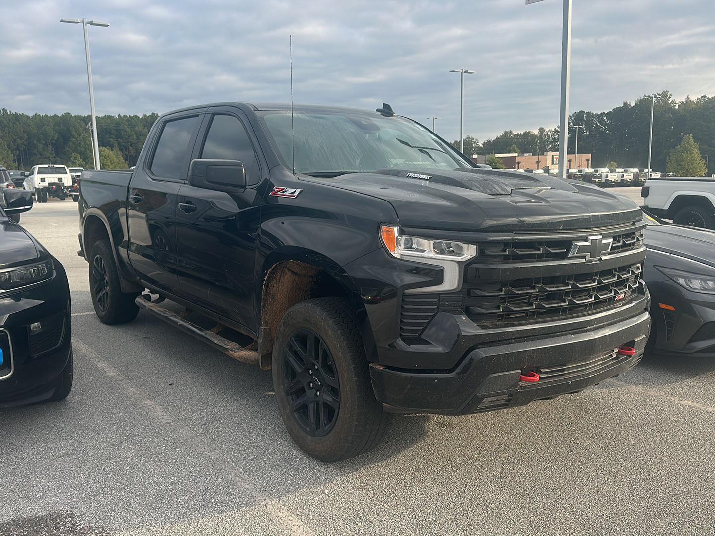 Black 2025 Chevrolet Silverado 1500 Pickup Truck Four-Wheel Drive