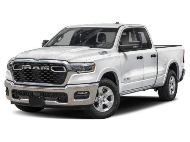 Bright White Clearcoat 2025 RAM 1500 Big Horn Quad Cab 4WD Pickup Truck Four-Wheel Drive 8-Speed Automatic
