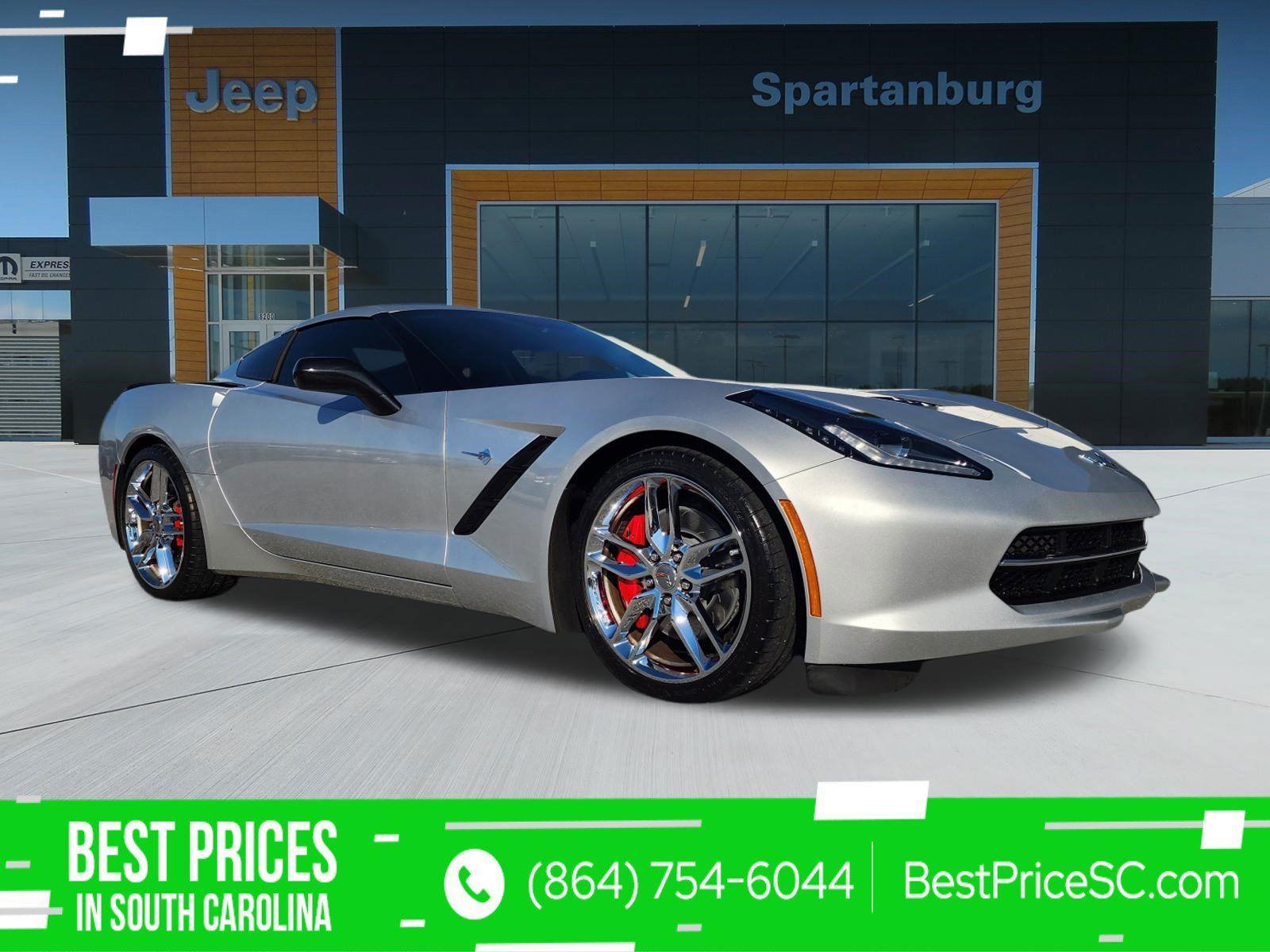 Blade Silver Metallic 2014 Chevrolet Corvette Stingray Z51 1LT Coupe RWD Coupe Rear-Wheel Drive 7-Speed Manual