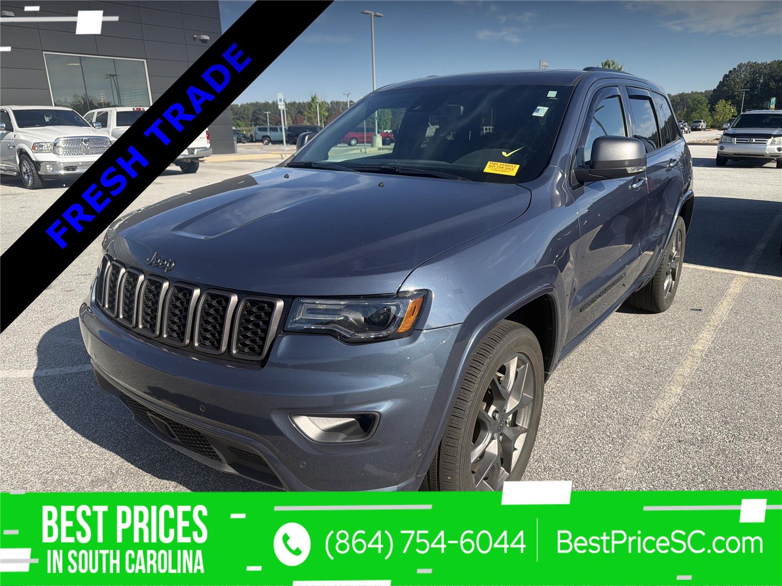 Slate Blue Pearlcoat 2021 Jeep Grand Cherokee 80th Anniversary Edition 4WD SUV / Crossover Four-Wheel Drive 8-Speed Automatic