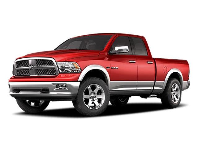 Inferno Red Crystal Pearl 2009 Dodge RAM 1500 Laramie Quad Cab 4WD Pickup Truck Four-Wheel Drive 5-Speed Automatic