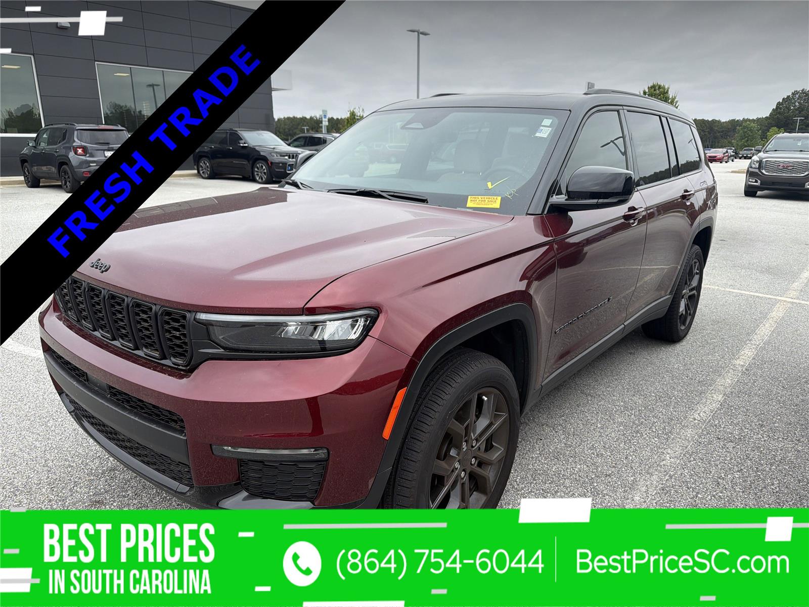 Velvet Red Pearlcoat 2025 Jeep Grand Cherokee L Limited 4WD SUV / Crossover Four-Wheel Drive 8-Speed Automatic