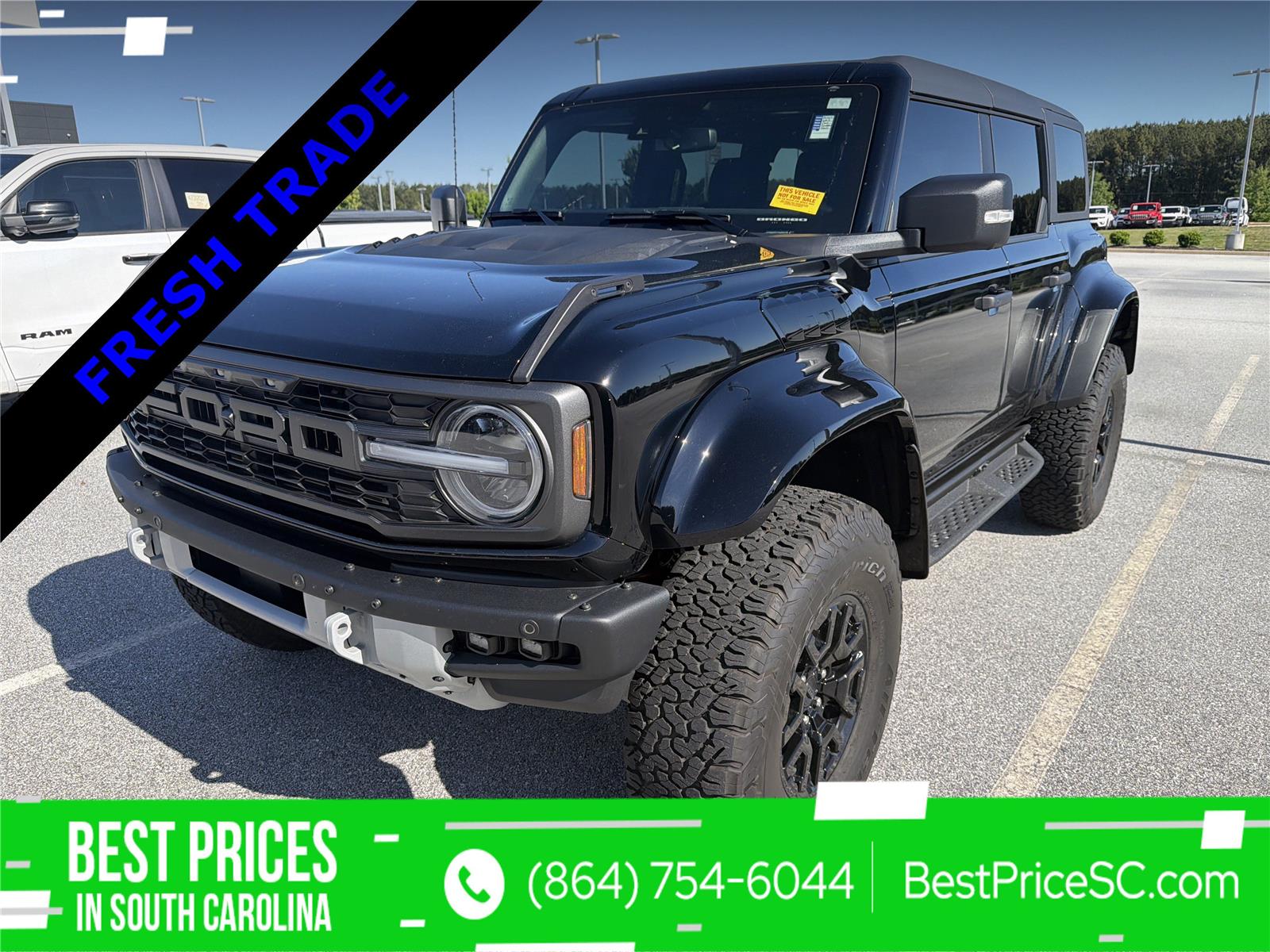 Shadow Black 2024 Ford Bronco Raptor 4WD SUV / Crossover Four-Wheel Drive Automatic
