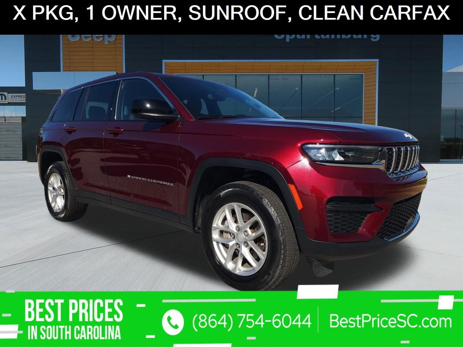 Velvet Red Pearlcoat 2024 Jeep Grand Cherokee SUV / Crossover Four-Wheel Drive 8-Speed Automatic