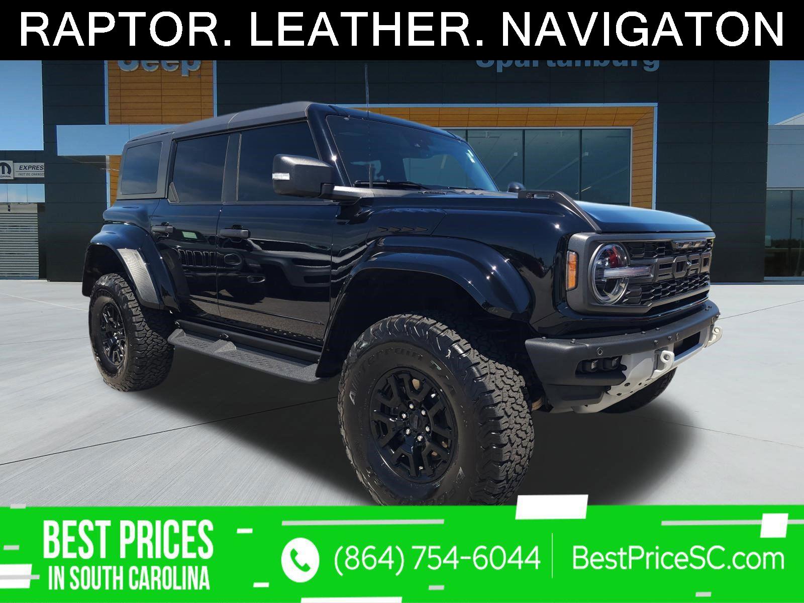 Shadow Black 2024 Ford Bronco Raptor SUV / Crossover Four-Wheel Drive Automatic