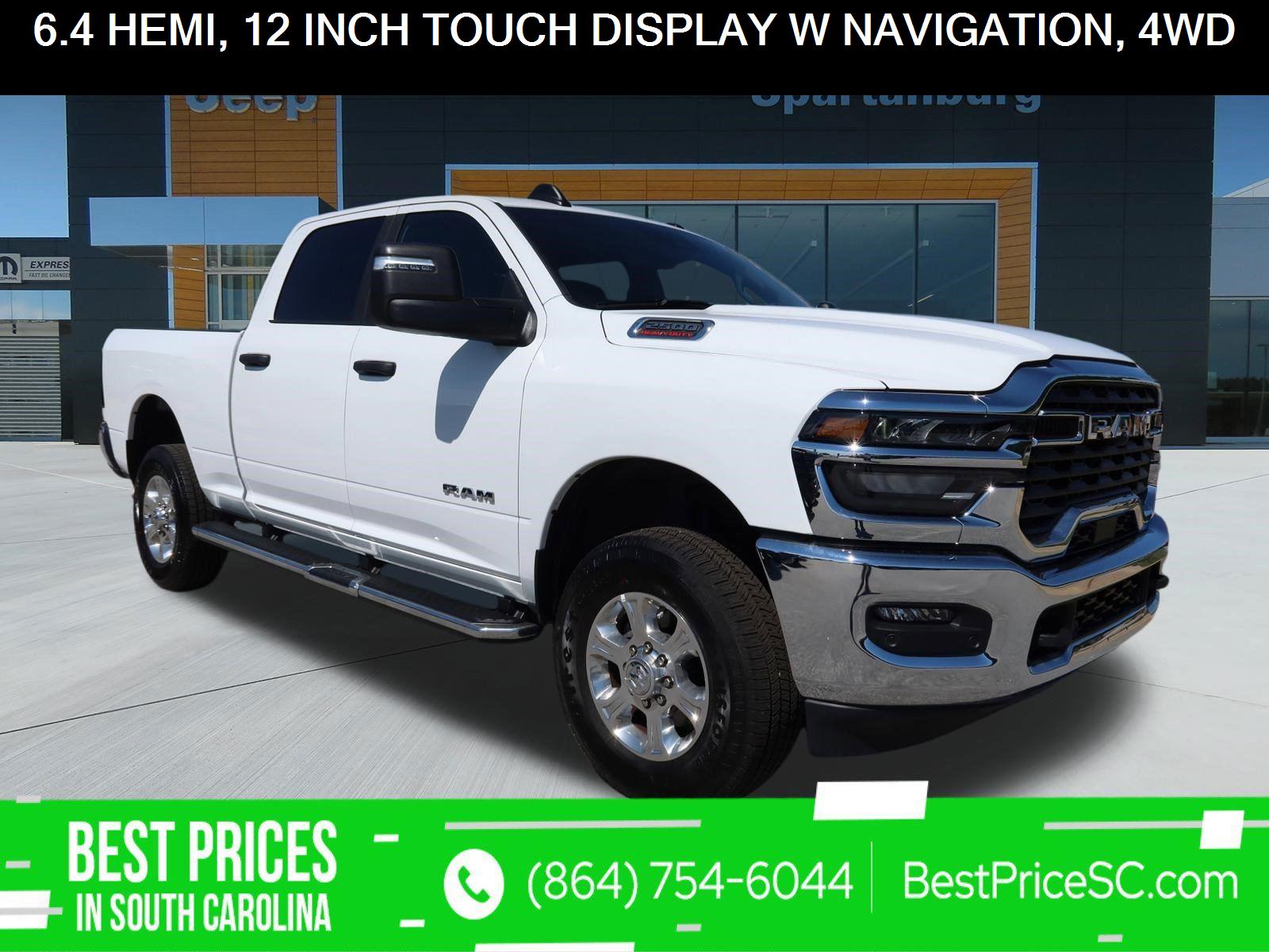 Bright White Clearcoat 2026 RAM 2500 Pickup Truck Four-Wheel Drive 8-Speed Automatic