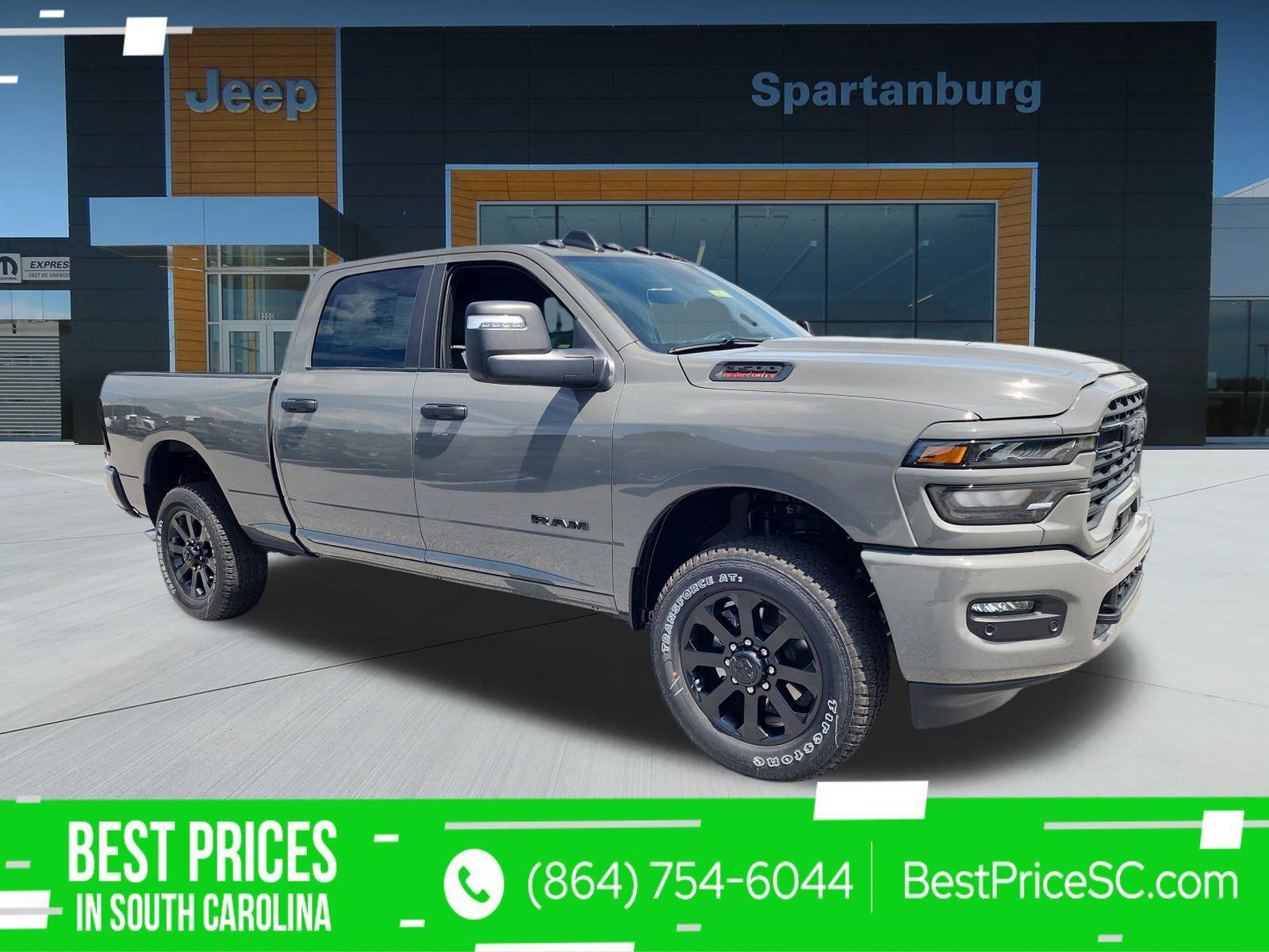 Ceramic Gray Clearcoat 2026 RAM 3500 Big Horn Crew Cab 4WD Pickup Truck Four-Wheel Drive 8-Speed Automatic