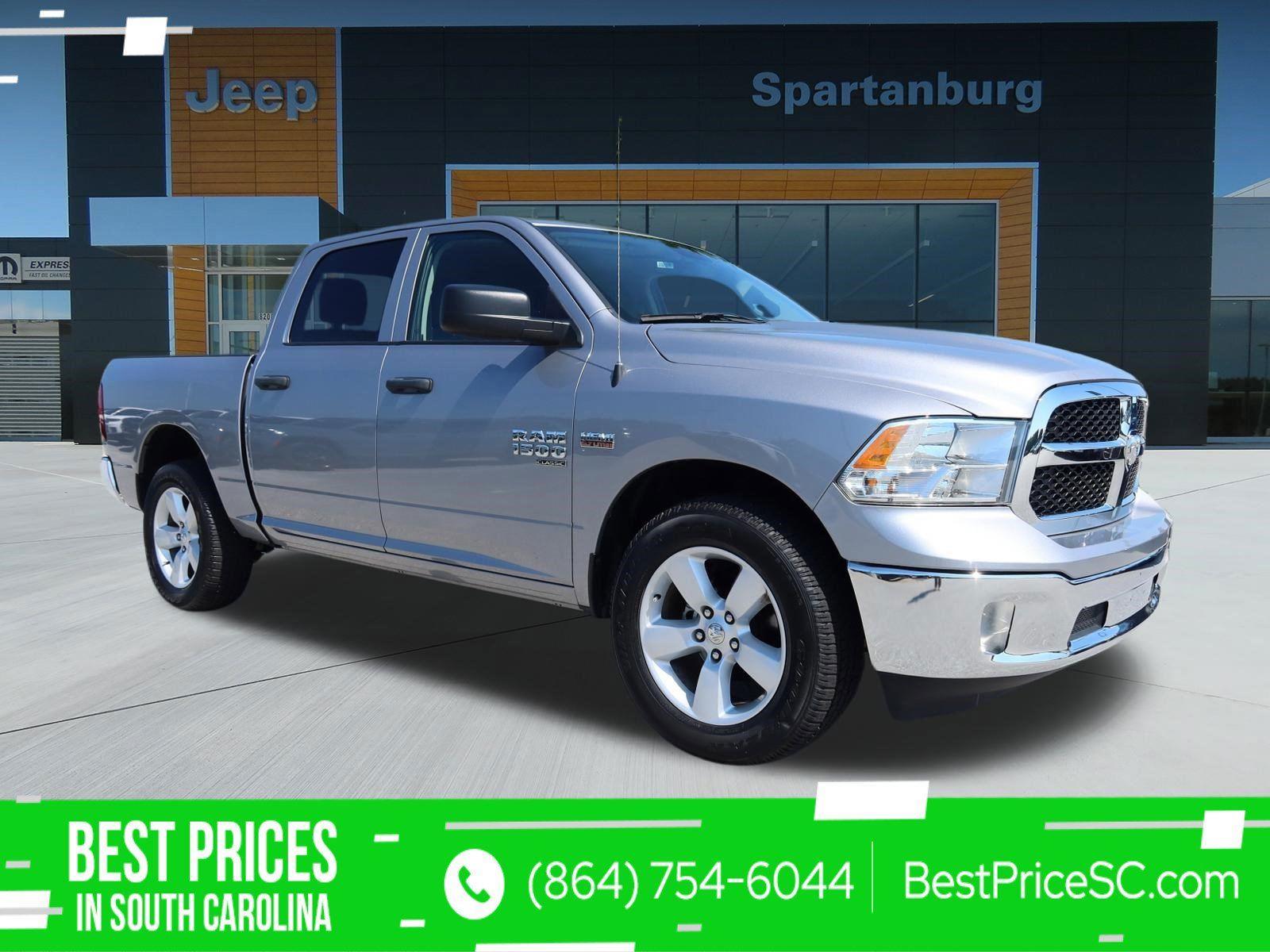 Billet Silver Metallic Clearcoat 2023 RAM 1500 Classic Tradesman Crew Cab 4WD Pickup Truck Four-Wheel Drive 8-Speed Automatic