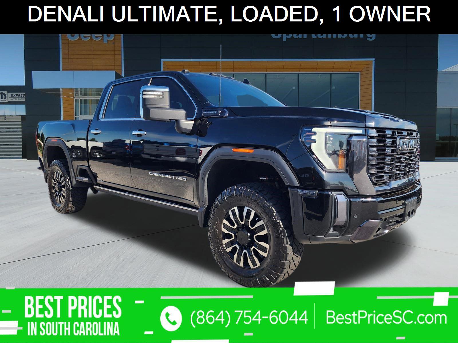 Onyx Black 2024 GMC Sierra 2500HD Pickup Truck Four-Wheel Drive Automatic