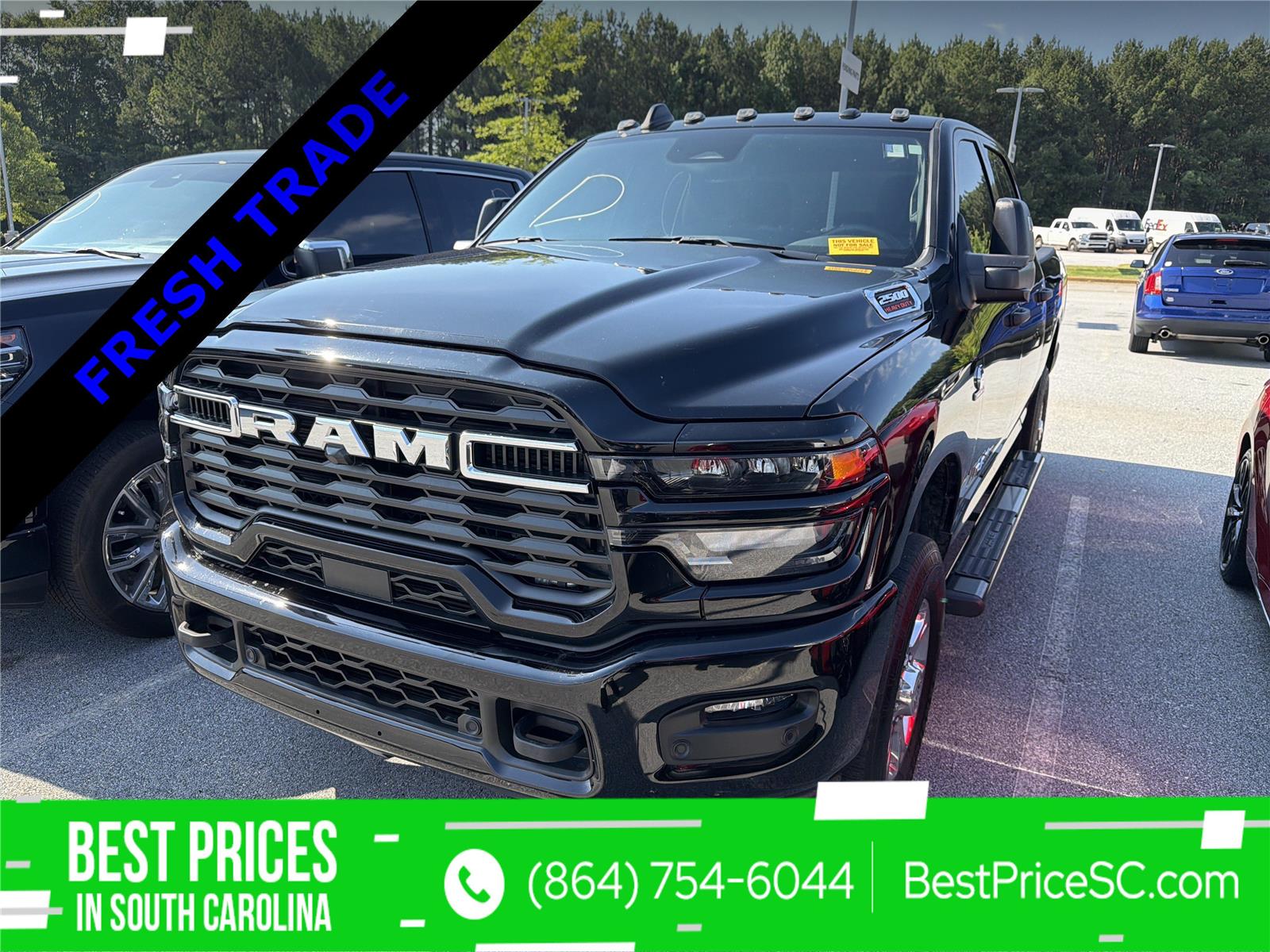 DIAMOND BLACK CRYSTAL PEARLCOAT 2025 RAM 2500 Pickup Truck Four-Wheel Drive