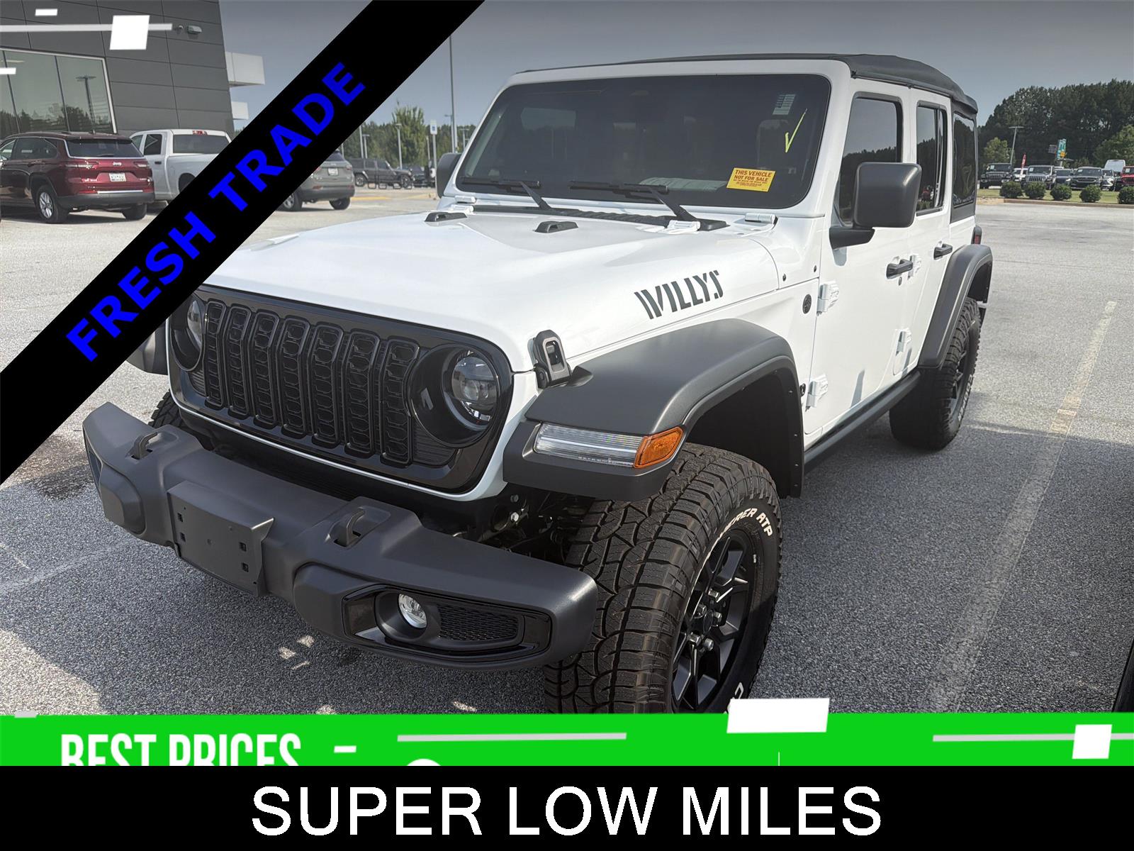 Bright White Clearcoat 2026 Jeep Wrangler SUV / Crossover Four-Wheel Drive 8-Speed Automatic