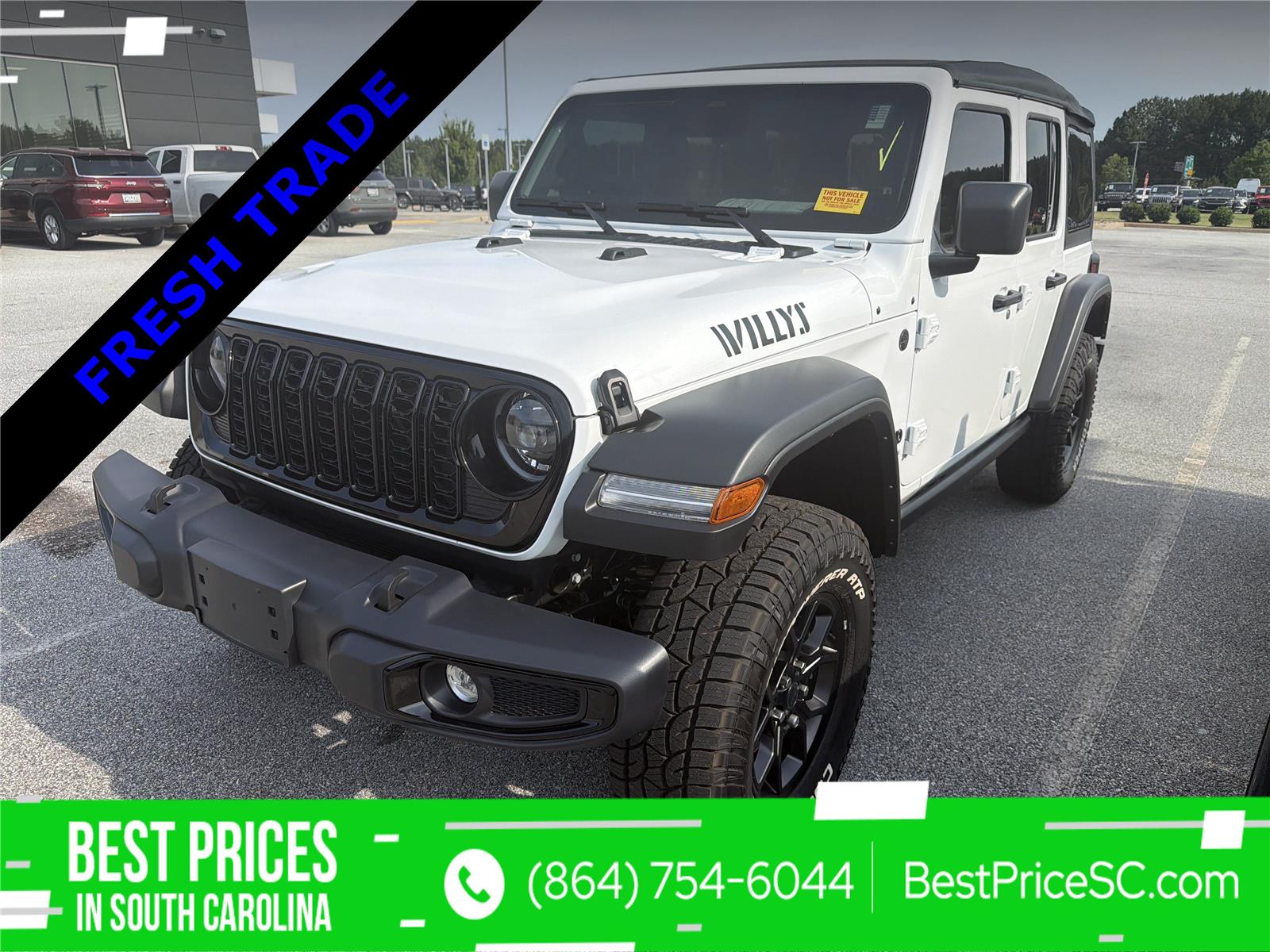 Bright White Clearcoat 2026 Jeep Wrangler SUV / Crossover Four-Wheel Drive 8-Speed Automatic