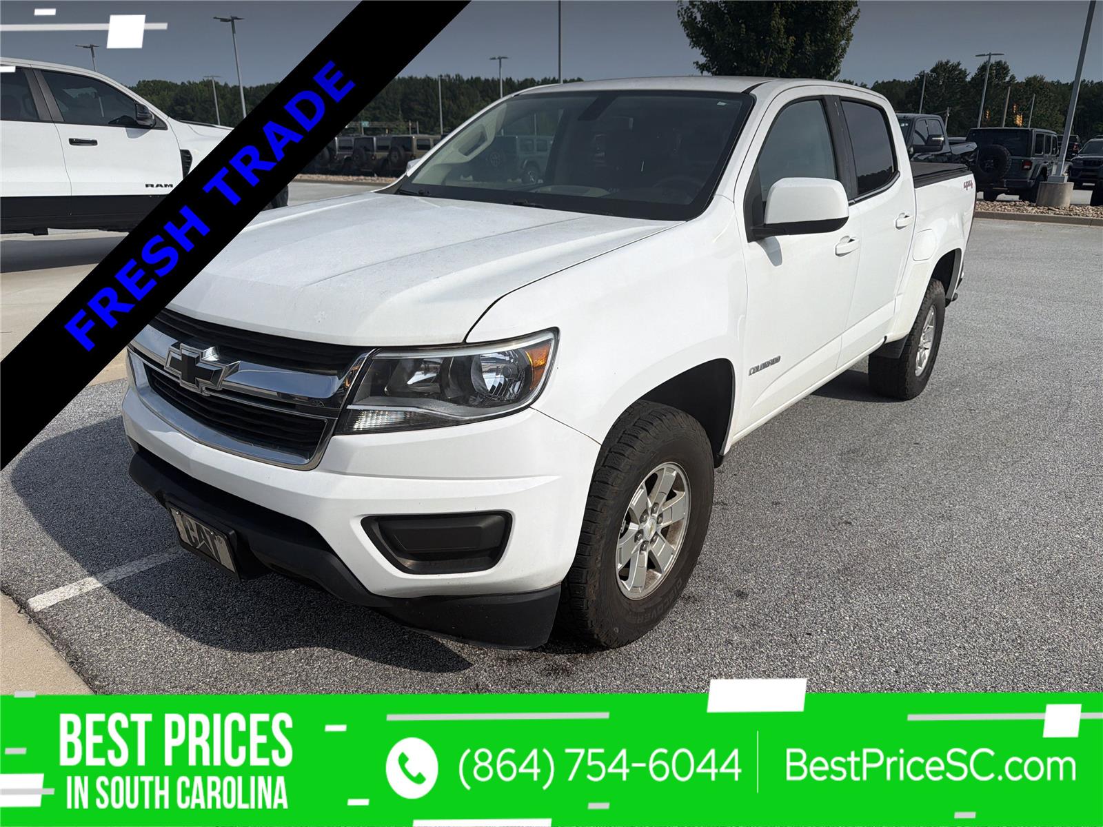 Summit White 2017 Chevrolet Colorado Pickup Truck Four-Wheel Drive 8-Speed Automatic