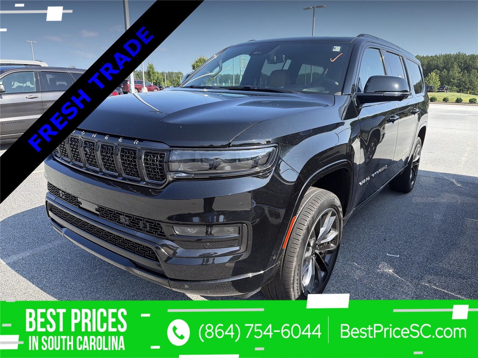 Diamond Black Crystal Pearlcoat 2025 Jeep Grand Wagoneer L SUV / Crossover Four-Wheel Drive 8-Speed Automatic