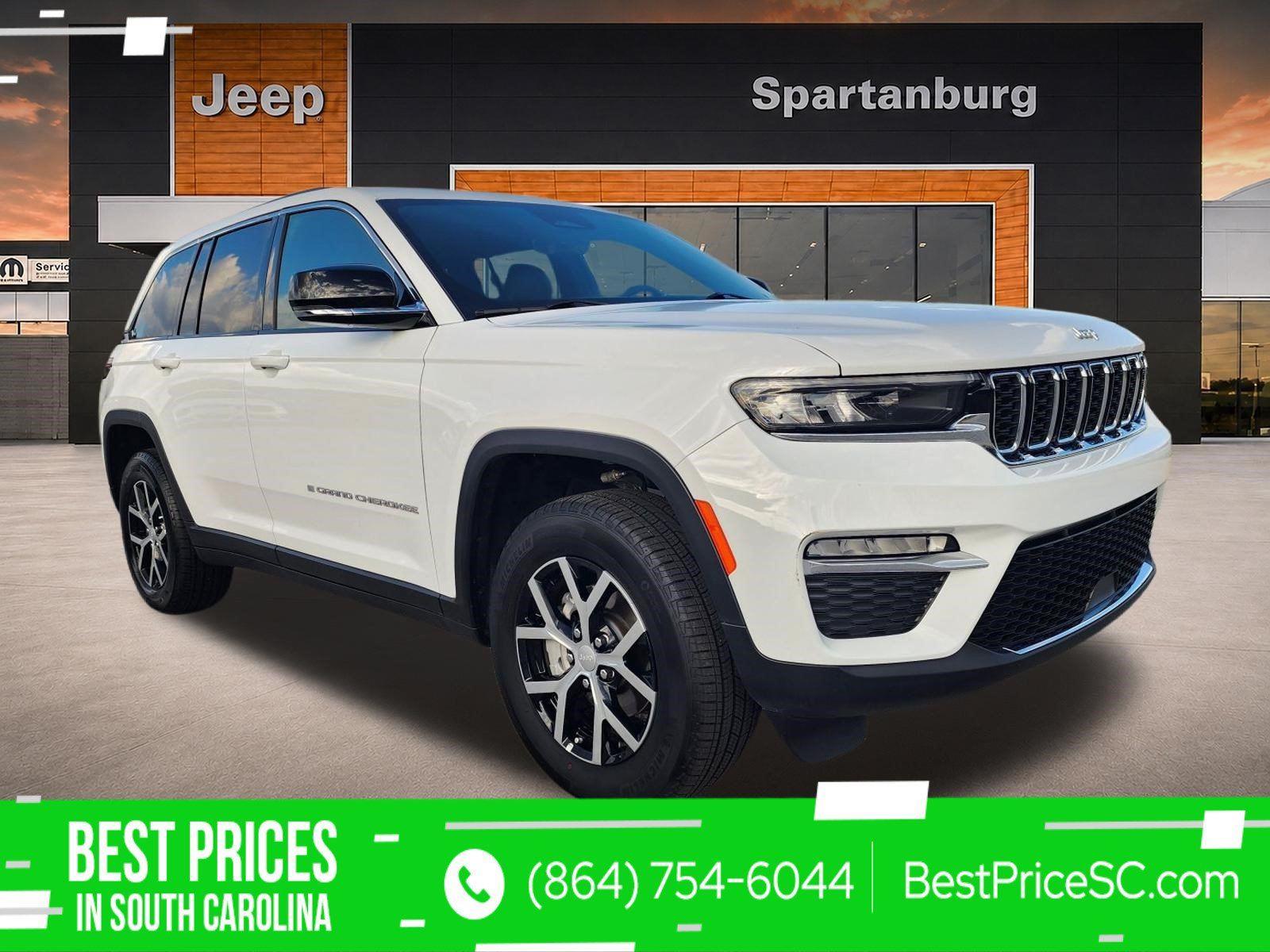 Bright White Clearcoat 2025 Jeep Grand Cherokee SUV / Crossover Four-Wheel Drive 8-Speed Automatic