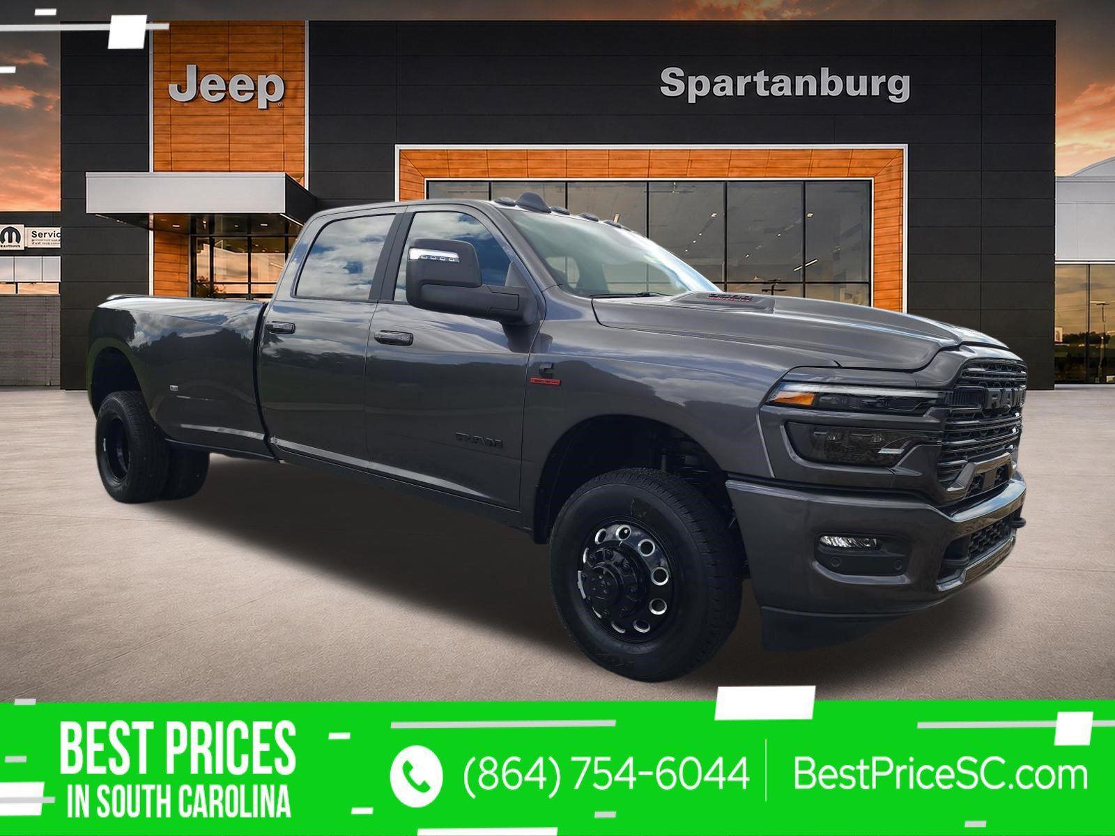 Gray (Granite Crystal Metallic Clearcoat) 2026 RAM 3500 Pickup Truck Four-Wheel Drive 8-Speed Automatic