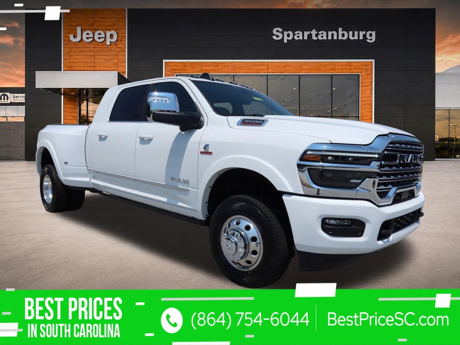 Bright White Clearcoat 2026 RAM 3500 Pickup Truck Four-Wheel Drive 8-Speed Automatic