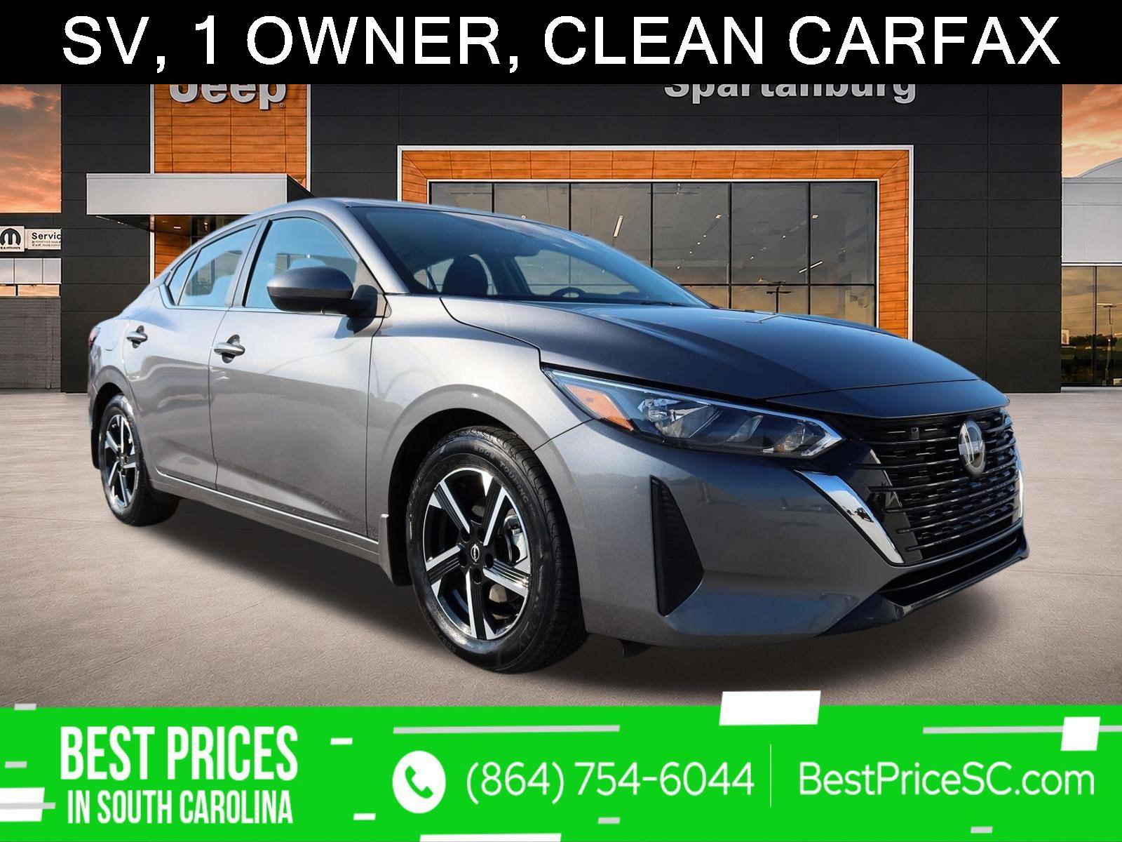 Gray (Gun Metallic) 2024 Nissan Sentra Sedan Front-Wheel Drive Continuously Variable Transmission