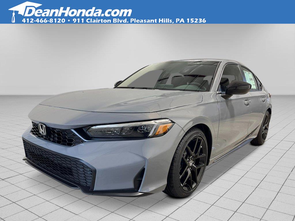 Urban Gray Pearl 2026 Honda Civic Hatchback Hatchback Front-Wheel Drive Continuously Variable Transmission