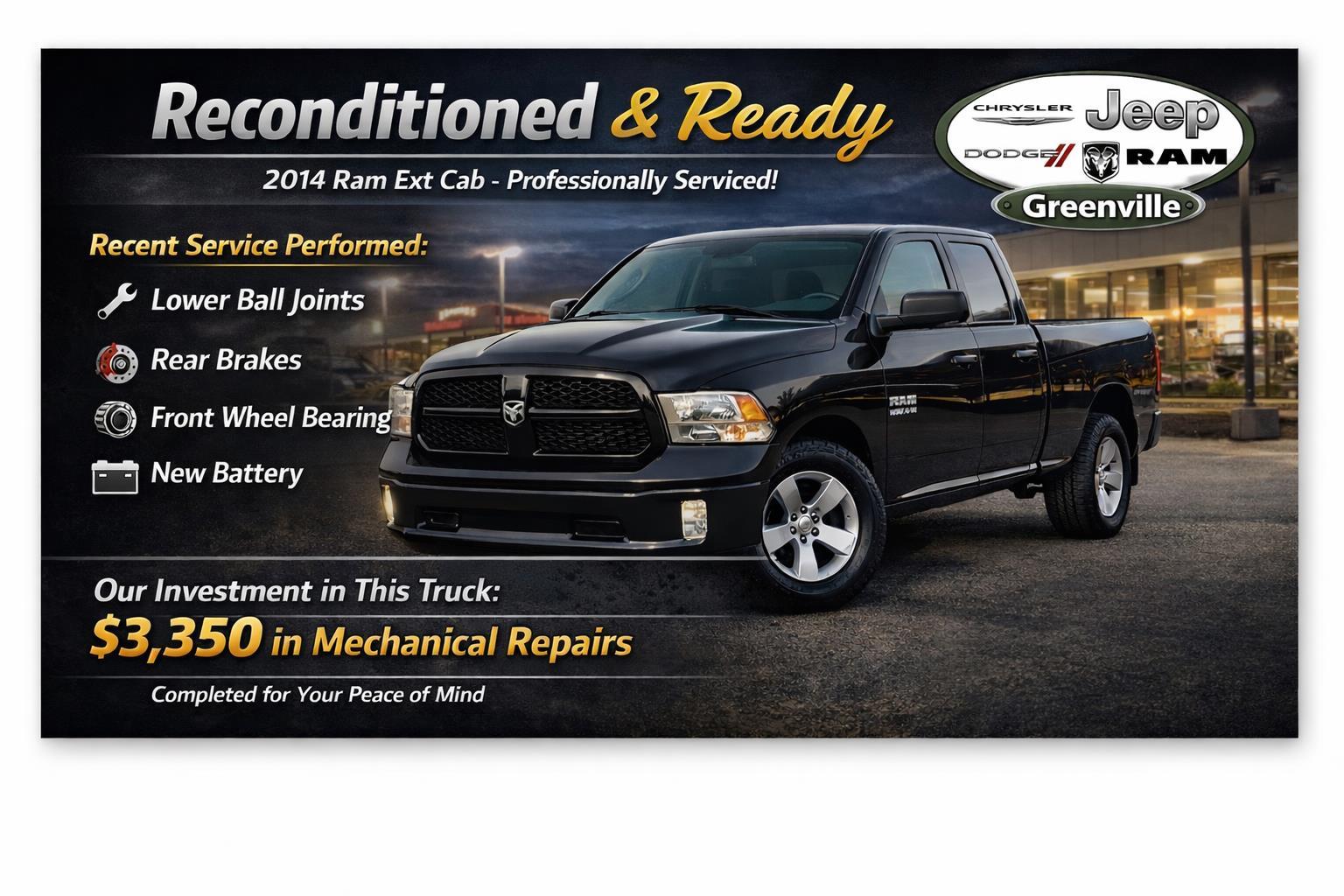 2014 RAM 1500 Express Quad Cab 4WD