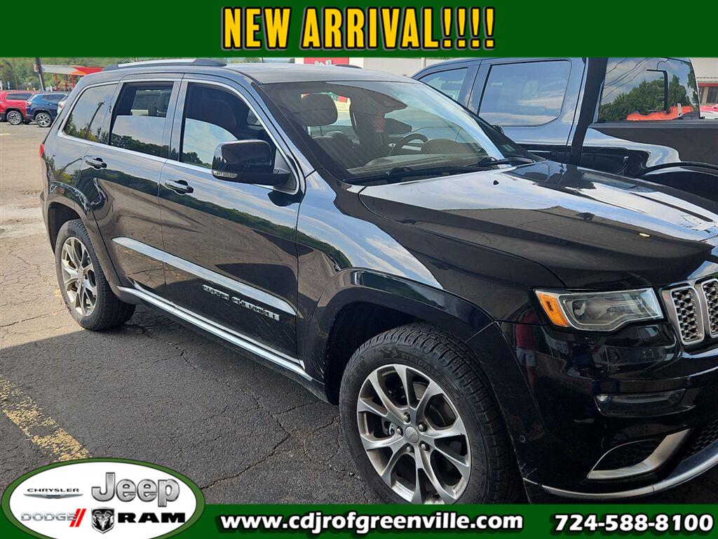 Diamond Black Crystal Pearlcoat 2019 Jeep Grand Cherokee SUV / Crossover Four-Wheel Drive 8-Speed Automatic