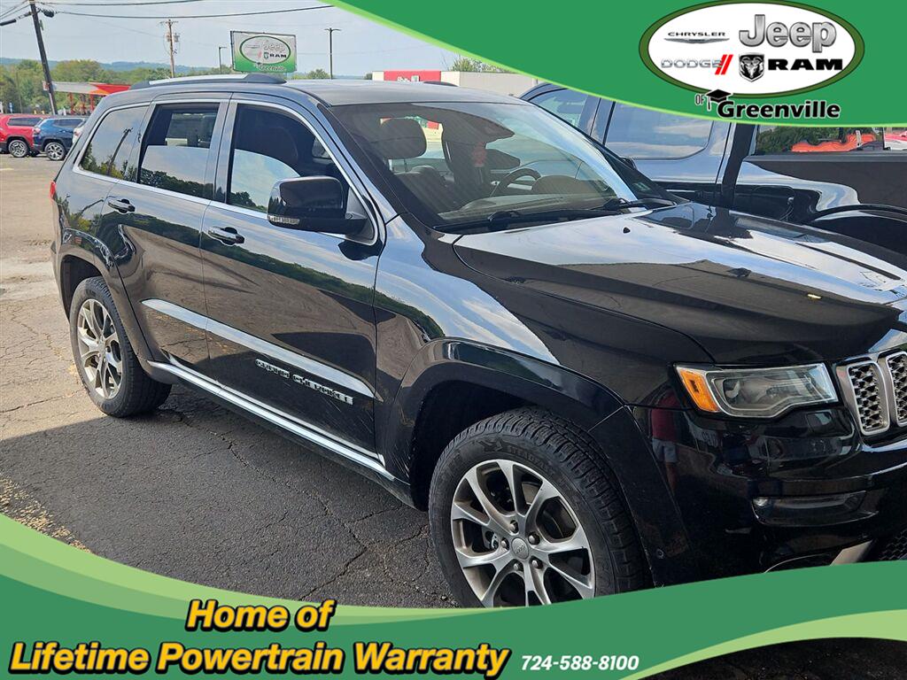 Diamond Black Crystal Pearlcoat 2019 Jeep Grand Cherokee SUV / Crossover Four-Wheel Drive 8-Speed Automatic
