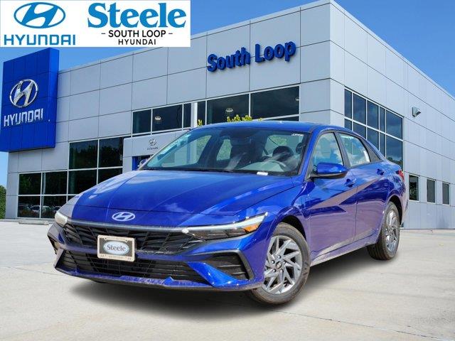 2024 Hyundai Elantra Hybrid Blue 1