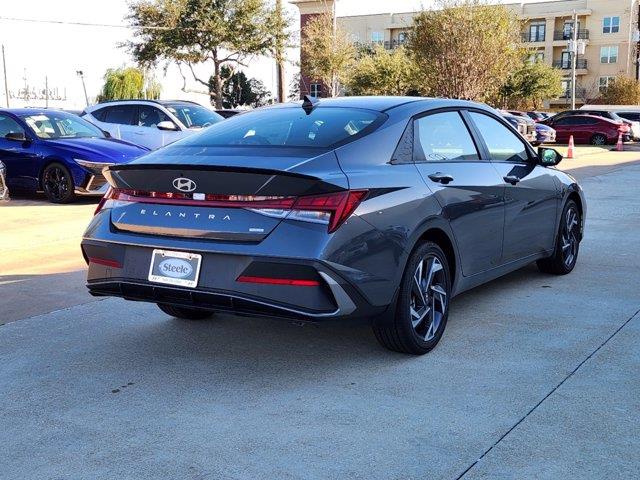 2025 Hyundai Elantra Hybrid Blue 3