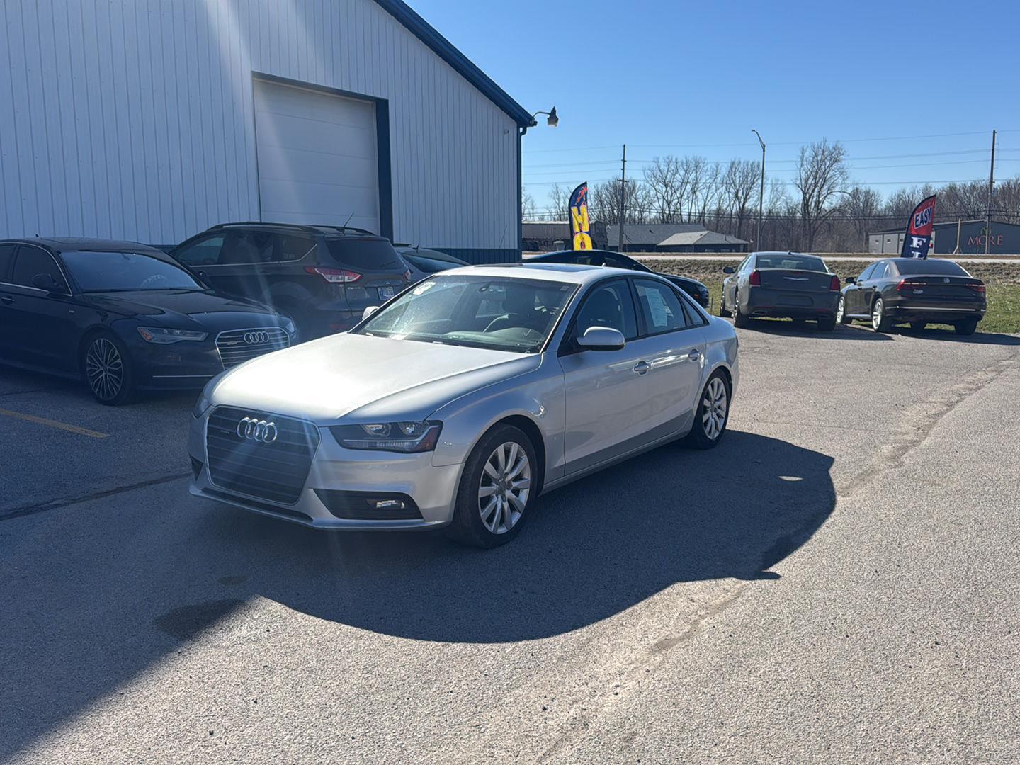 Ice Silver Metallic 2014 Audi A4 2.0T quattro Premium AWD Sedan All-Wheel Drive