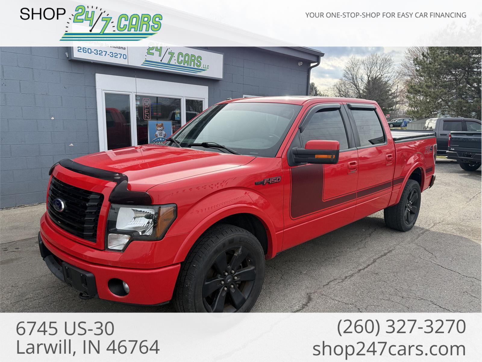 Red 2012 Ford F-150 Pickup Truck