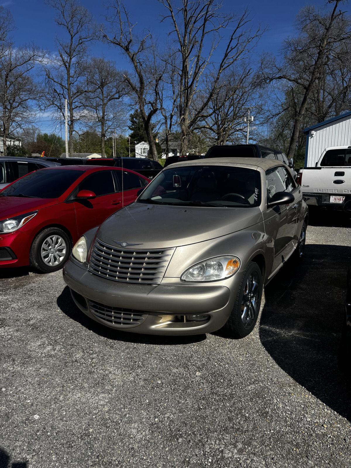 White (Linen Gold Metallic Pearl) 2005 Chrysler PT Cruiser GT Convertible FWD Convertible Front-Wheel Drive 4-Speed Automatic