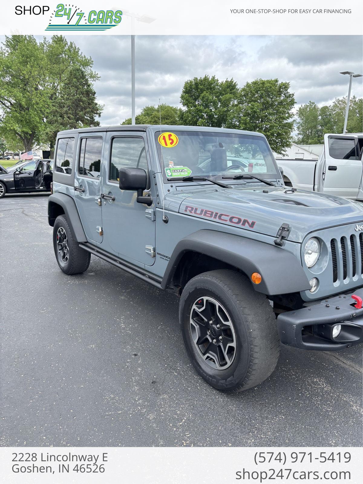 2015 Jeep Wrangler Unlimited Rubicon Hard Rock 4WD