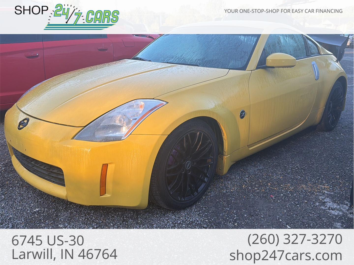 Ultra Yellow Metallic 2005 Nissan 350Z Coupe Rear-Wheel Drive Manual