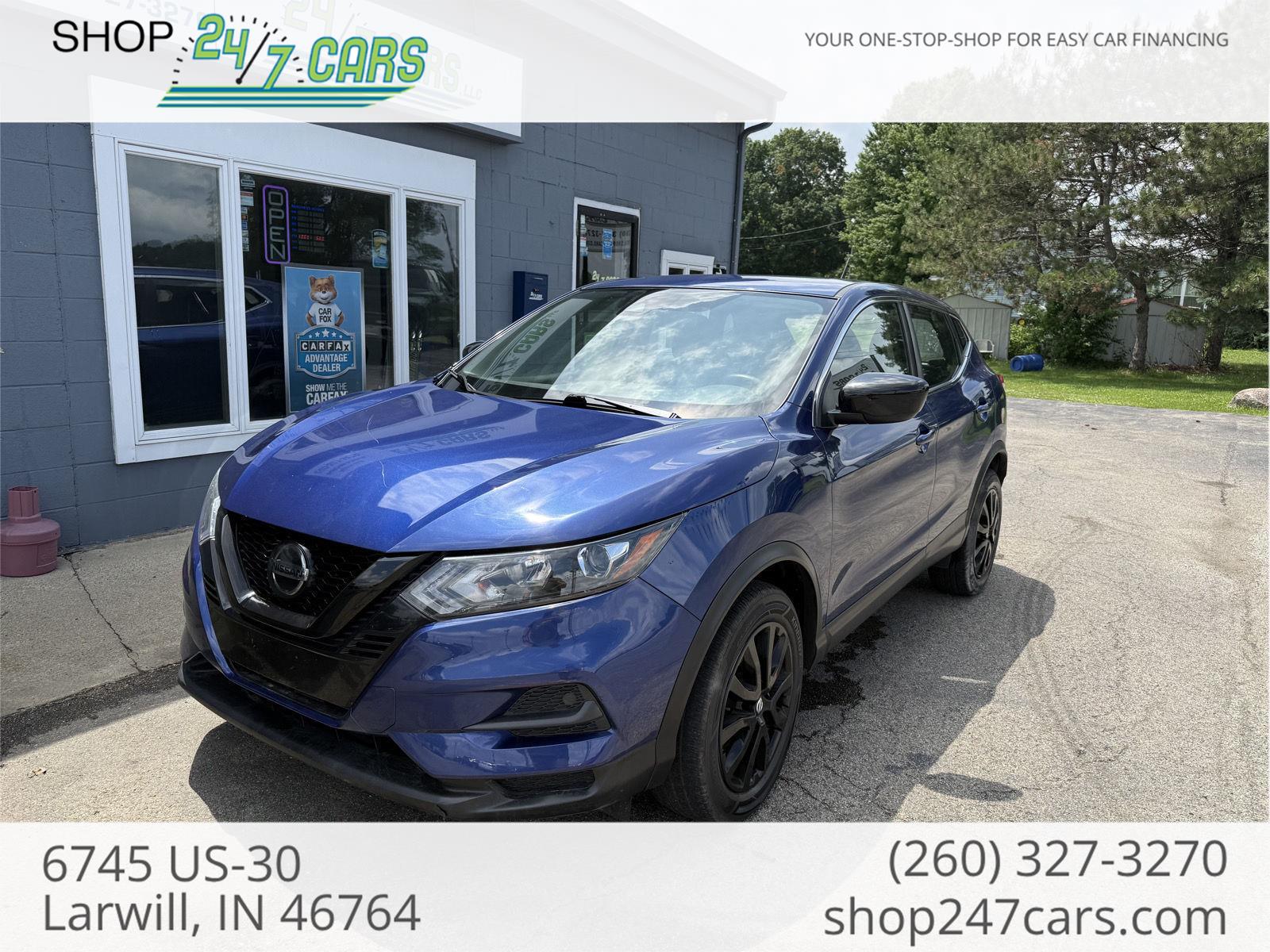 Caspian Blue Metallic 2021 Nissan Rogue Sport SUV / Crossover All-Wheel Drive Continuously Variable Transmission