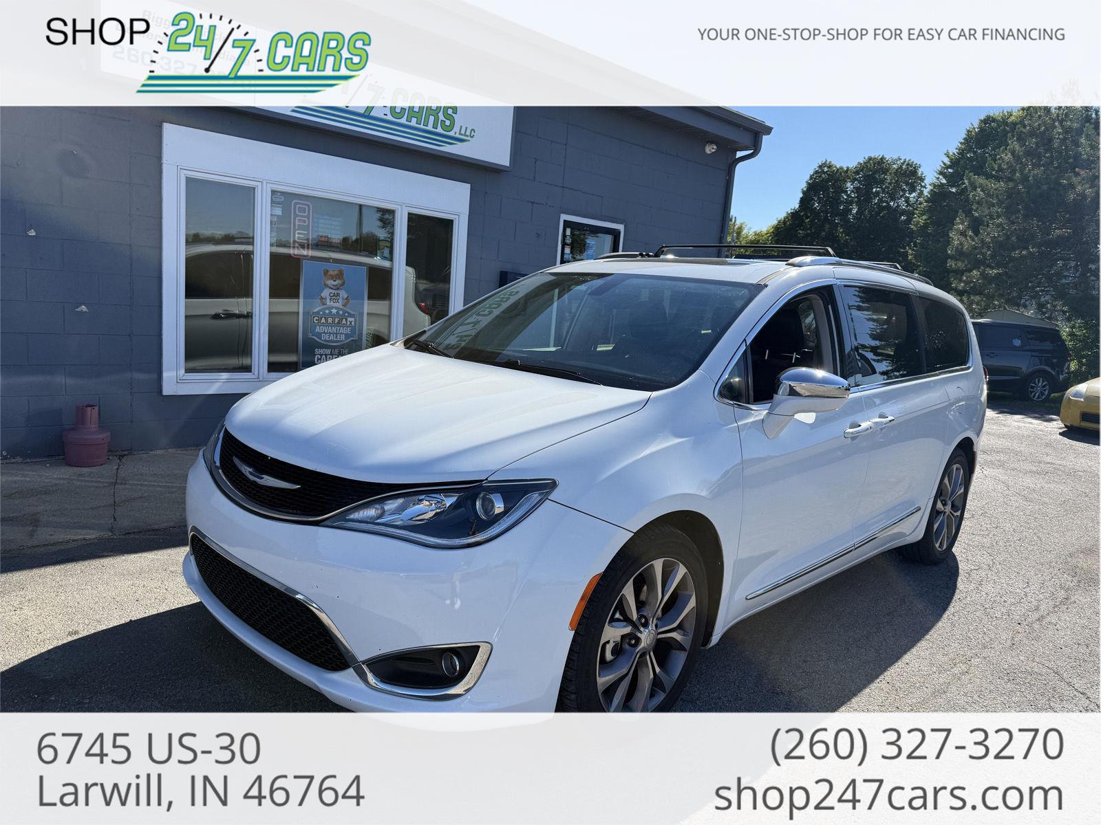 Bright White Clearcoat 2018 Chrysler Pacifica Minivan Front-Wheel Drive 9-Speed Automatic